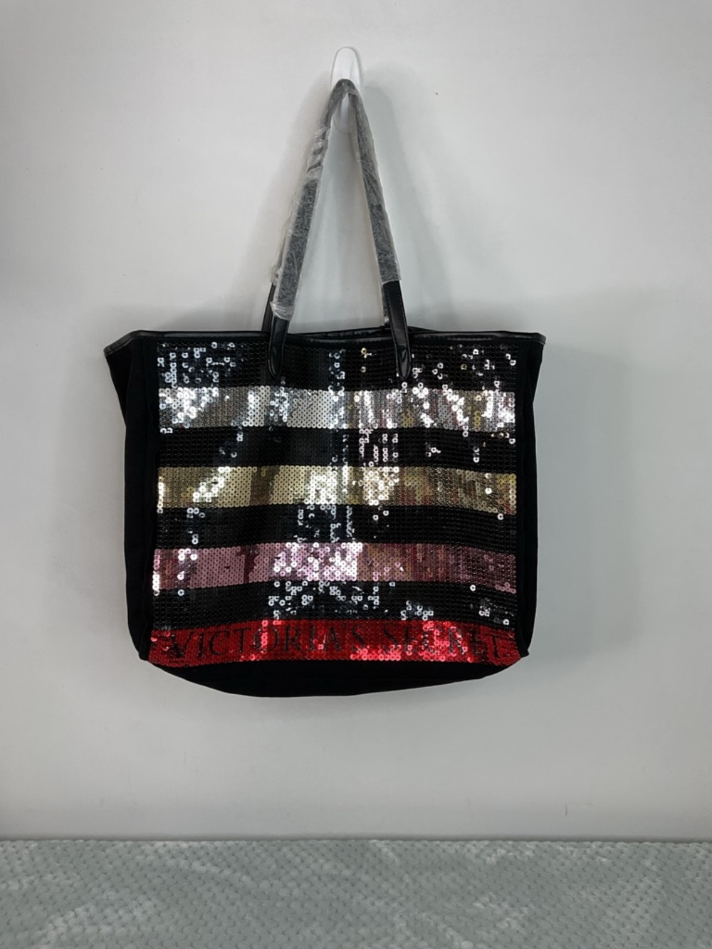 Victoria’s Secret Black w/Sequins Tote Bag